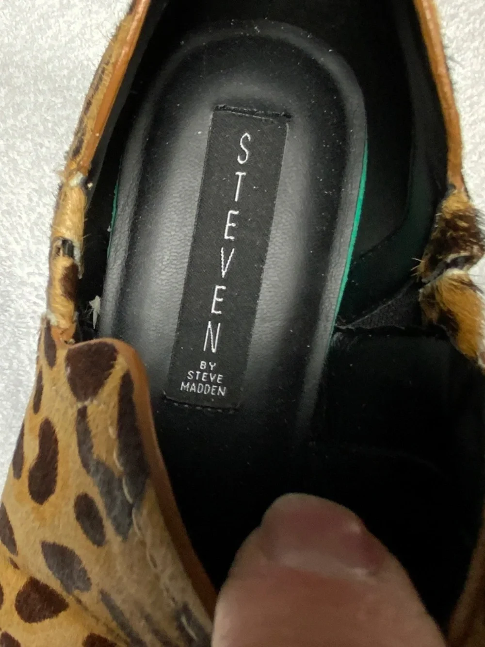 NWOT - Steven by Steve Madden Calf Hair Leopard Print Bootie - Size 9